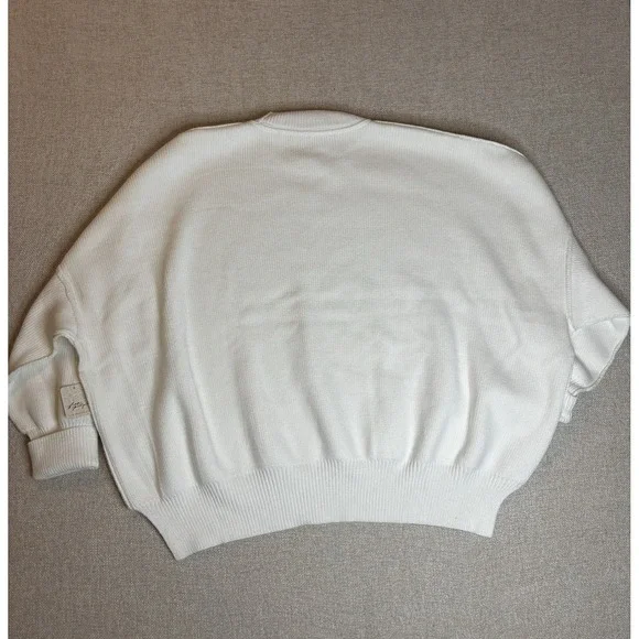 Free People Womens Sweater Size Medium White - Picture 2 of 4